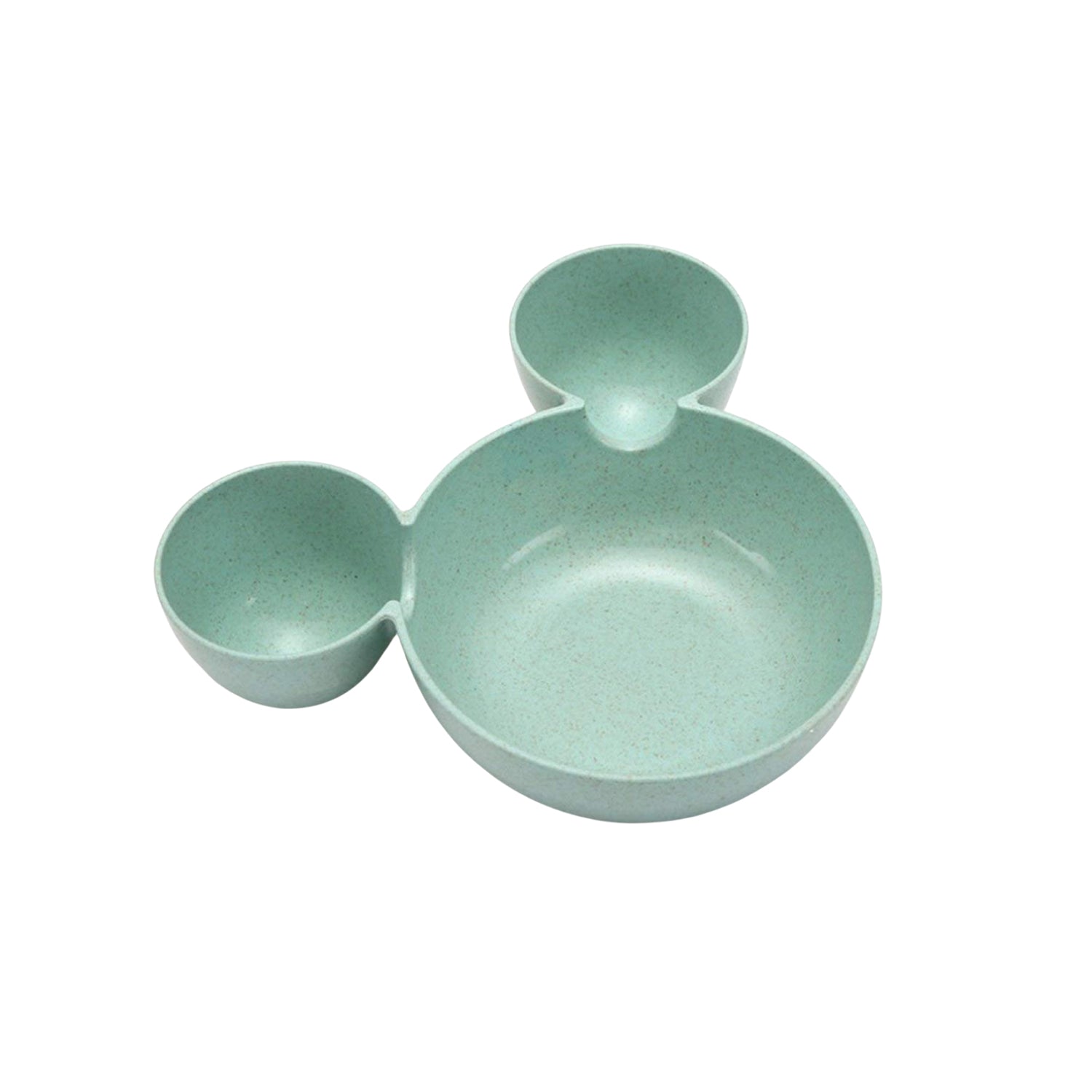 Mickey Shaped Kids / Snack Serving Sectioned Plate - infinityexculsivestore.com
