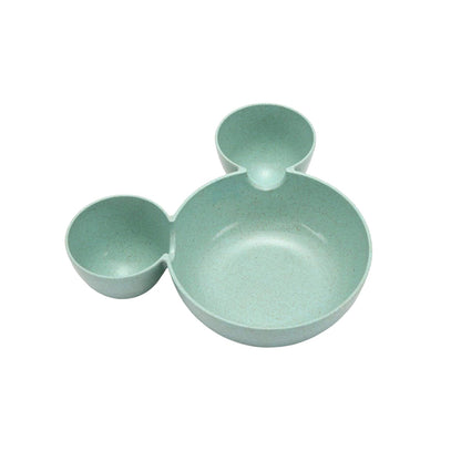 Mickey Shaped Kids / Snack Serving Sectioned Plate - infinityexculsivestore.com