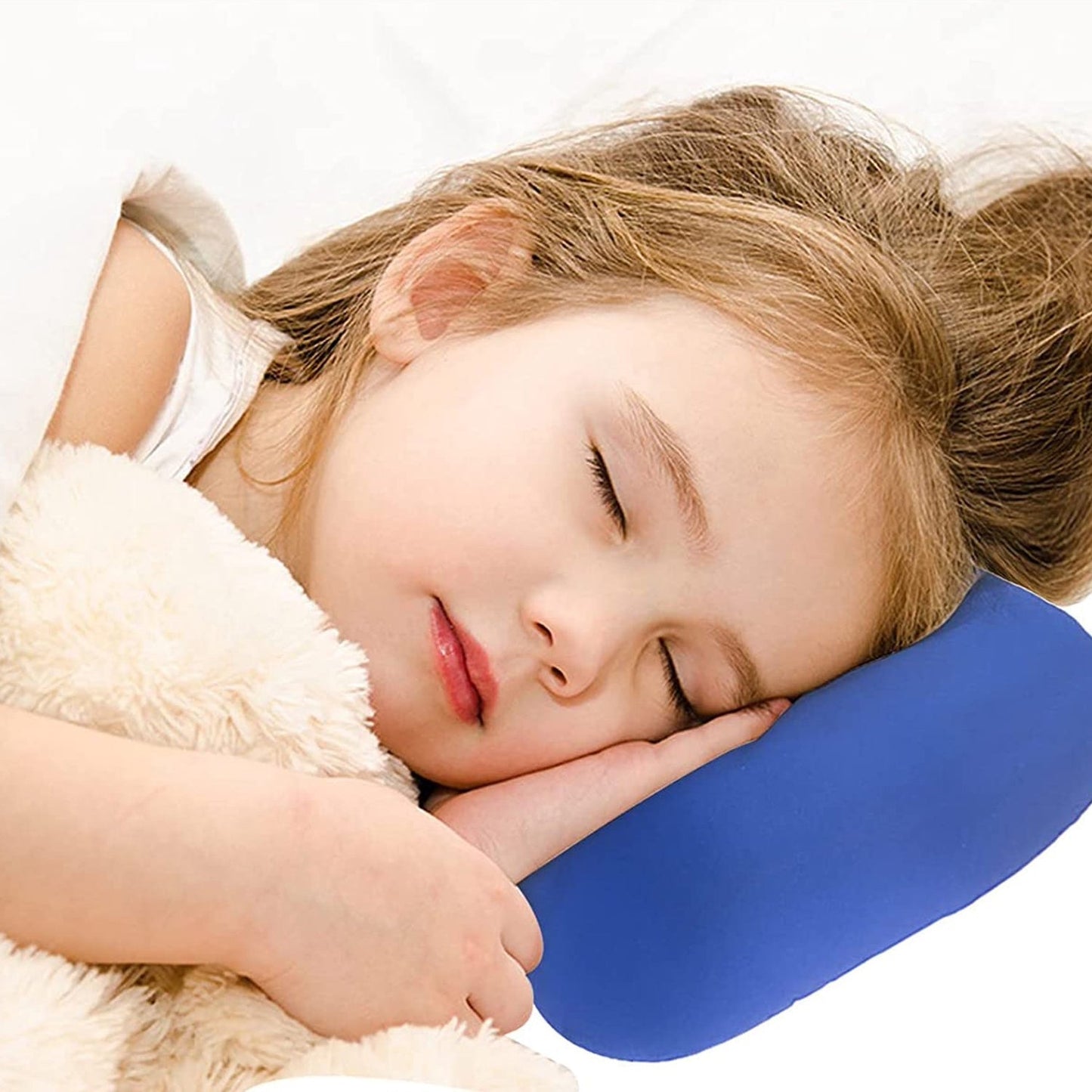 Microbead Roll Neck Pillow Mini Microbeads Bone Type Travel Pillow Soft Cushion Back Head Neck Support - infinityexculsivestore.com