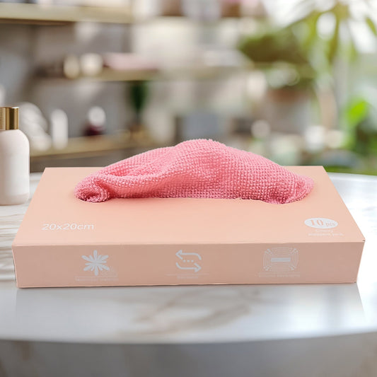 Microfiber Cleaning Cloth with Box (10 Pcs Set) - infinityexculsivestore.com