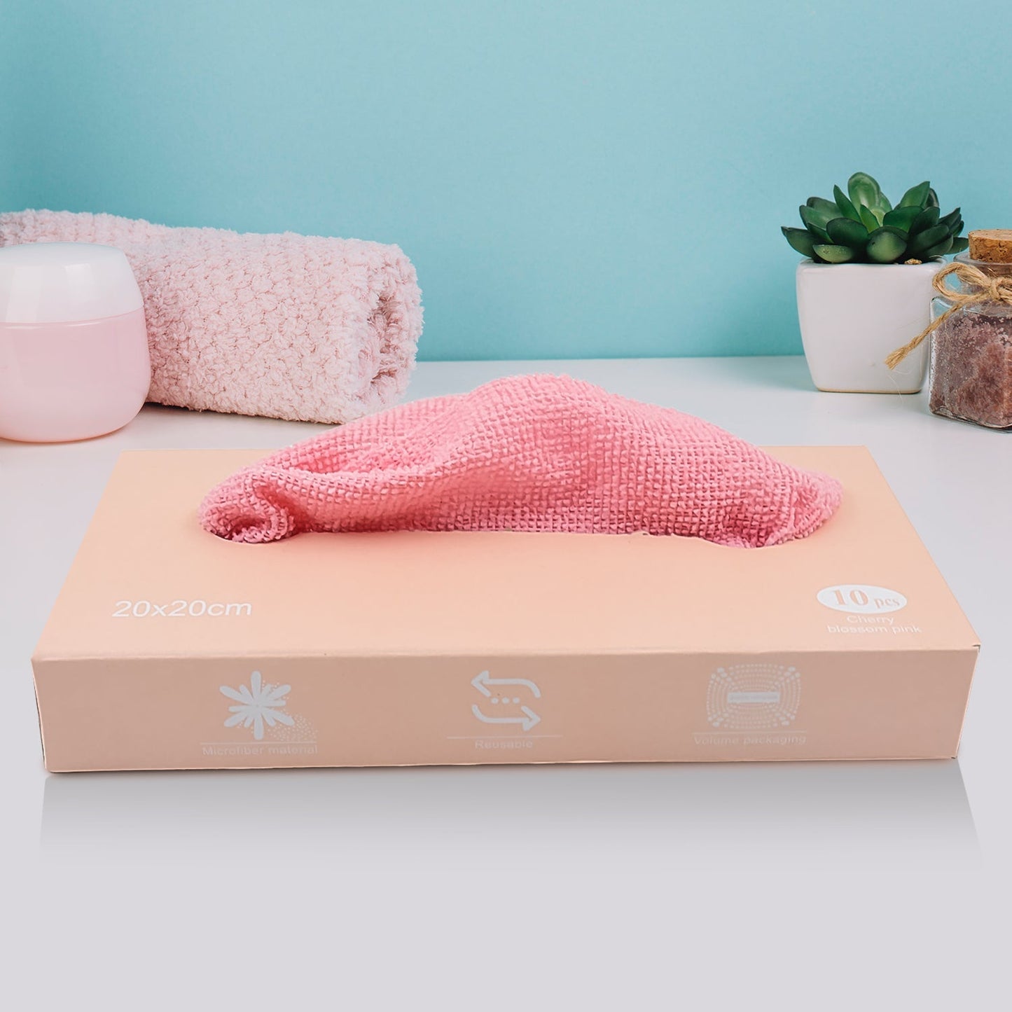 Microfiber Cleaning Cloth with Box (10 Pcs Set) - infinityexculsivestore.com