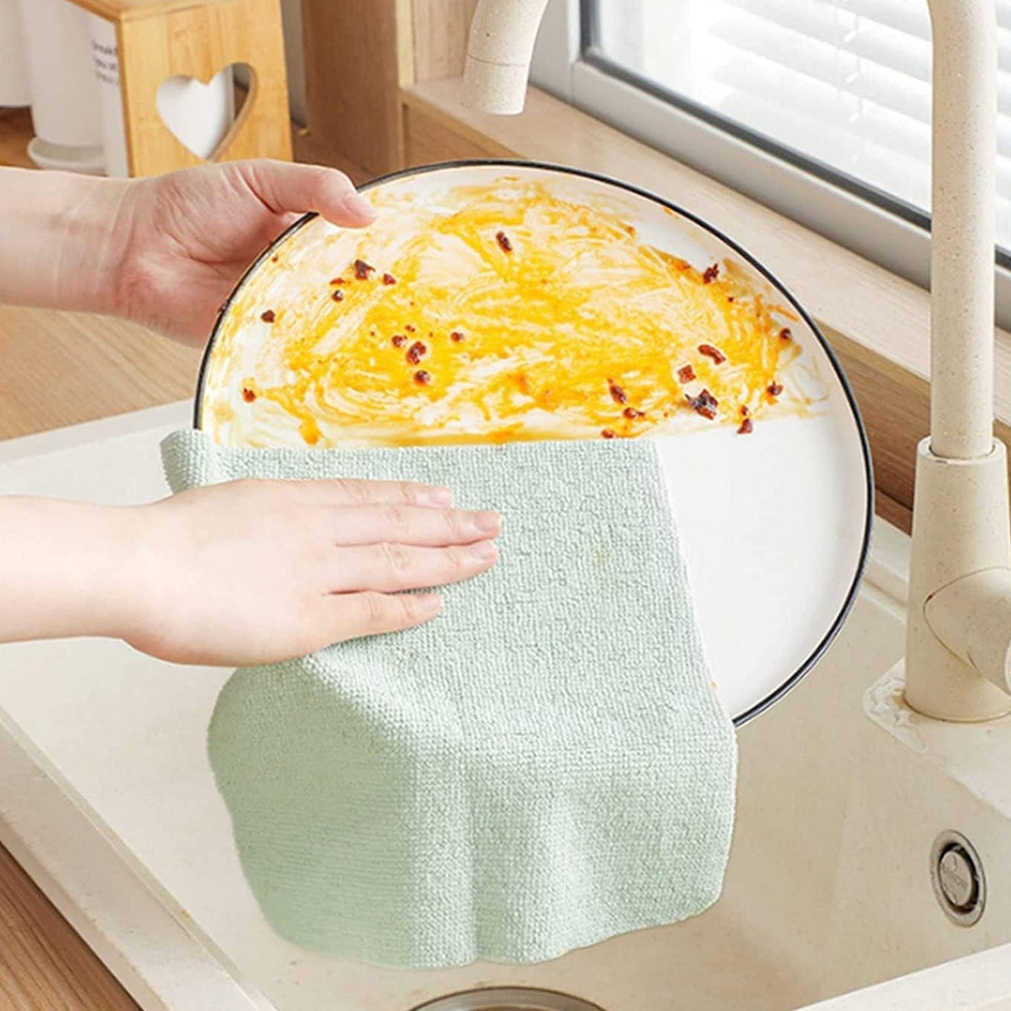Microfiber Cleaning Cloth with Box (10 Pcs Set) - infinityexculsivestore.com