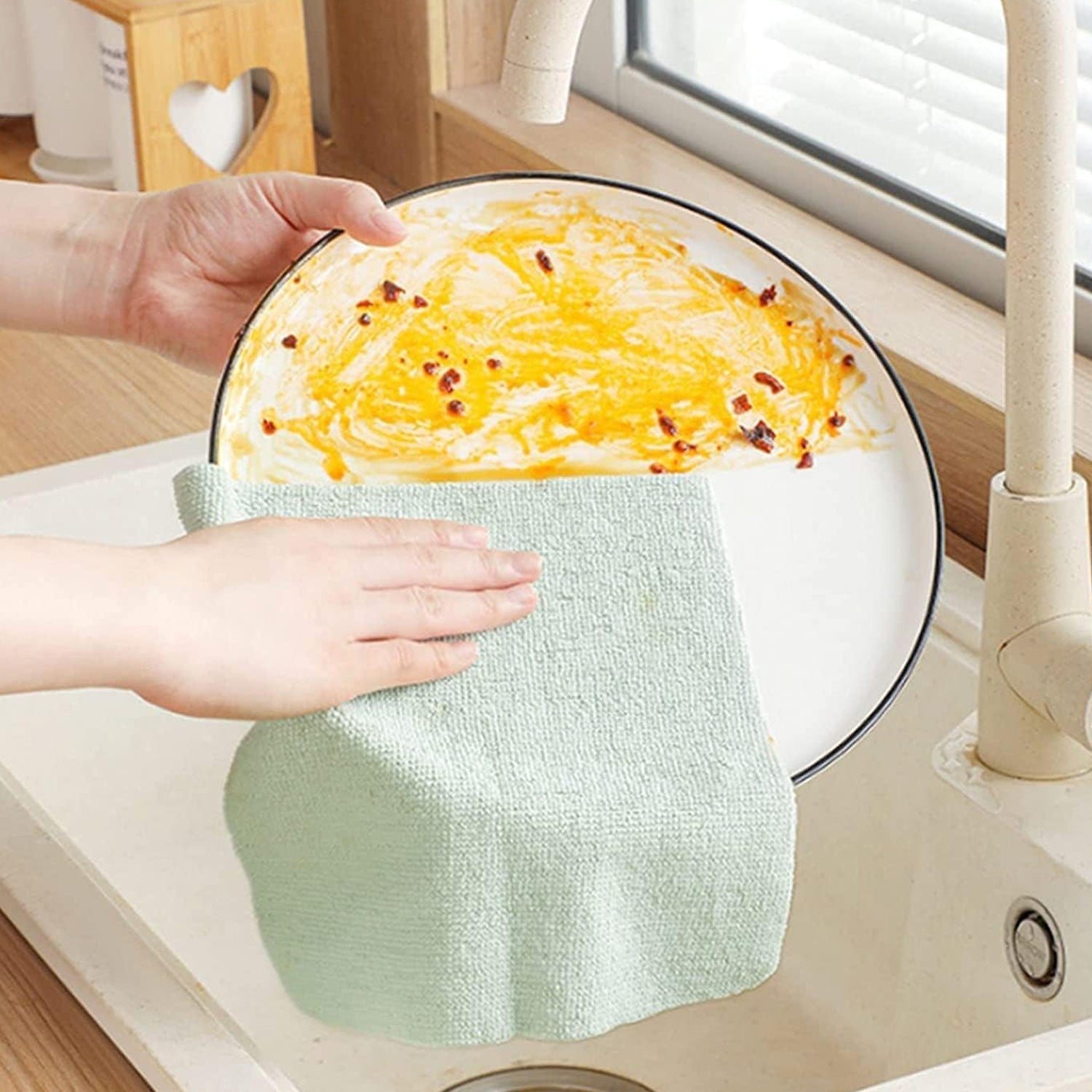 Microfiber Cleaning Cloth with Box (10 Pcs Set) - infinityexculsivestore.com