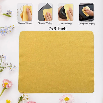 Microfiber Cleaning Cloths (6 × 7 Inch) (Multicolor) (Pack of 1 Pc) - infinityexculsivestore.com