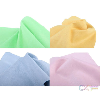 Microfiber Cleaning Cloths (6 × 7 Inch) (Multicolor) (Pack of 1 Pc) - infinityexculsivestore.com
