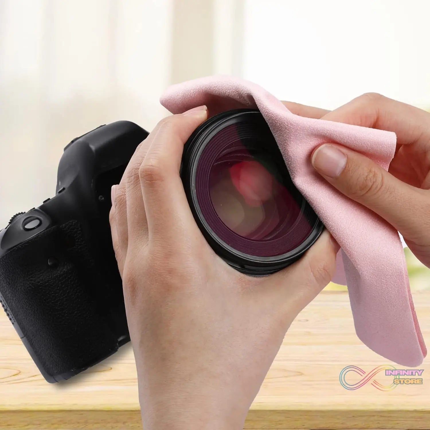 Microfiber Cleaning Cloths (6 × 7 Inch) (Multicolor) (Pack of 1 Pc) - infinityexculsivestore.com