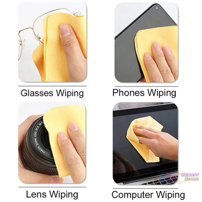 Microfiber Cleaning Cloths (6 × 7 Inch) (Multicolor) (Pack of 1 Pc) - infinityexculsivestore.com