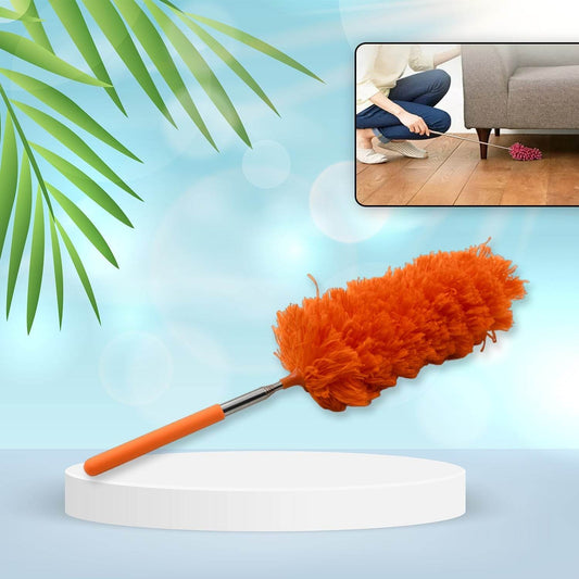 Adjustable Long Handle, Microfiber Duster for Cleaning, Microfiber Hand Duster Washable Microfiber Cleaning Tool Extendable Dusters for Cleaning Office, Car, Computer, Air Condition, Washable Duster - infinityexculsivestore.com