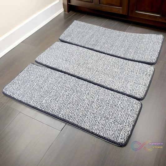 Microfiber Flat Mop Refill Pad For Dry and Wet Cleaning of All Smooth Floors Pad (3 Pc Set) - infinityexculsivestore.com