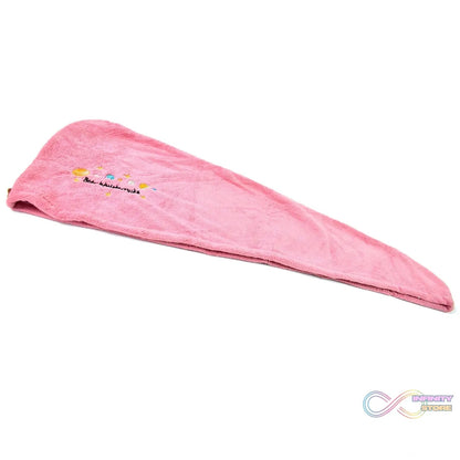 Microfiber Hair Wrap Towel Cap (1 Pc / 63x23 Cm / Mix Color) - infinityexculsivestore.com