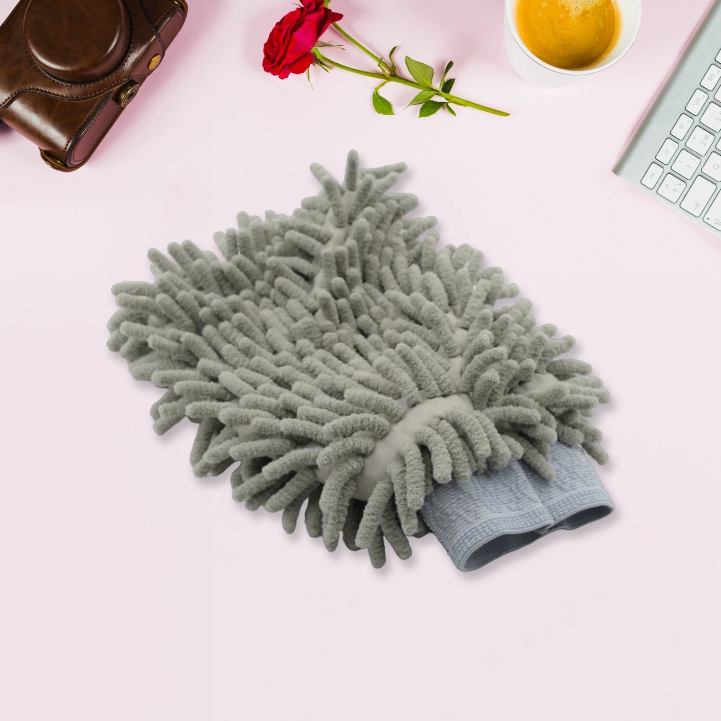 Microfiber Multi - Purpose Super Absorbent and Perfect Wash Clean Double sided microfiber hand glove duster Window, Kitchen, Home Dusting! - infinityexculsivestore.com