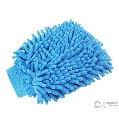 Multi-purpose microfiber mitts for cleaning and dusting