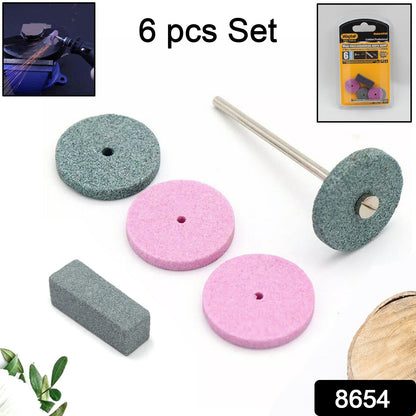 Mini Abrasive Wheel, Quickly Change Stone Mounted Grinding Wheel (6 Pcs Set) - infinityexculsivestore.com