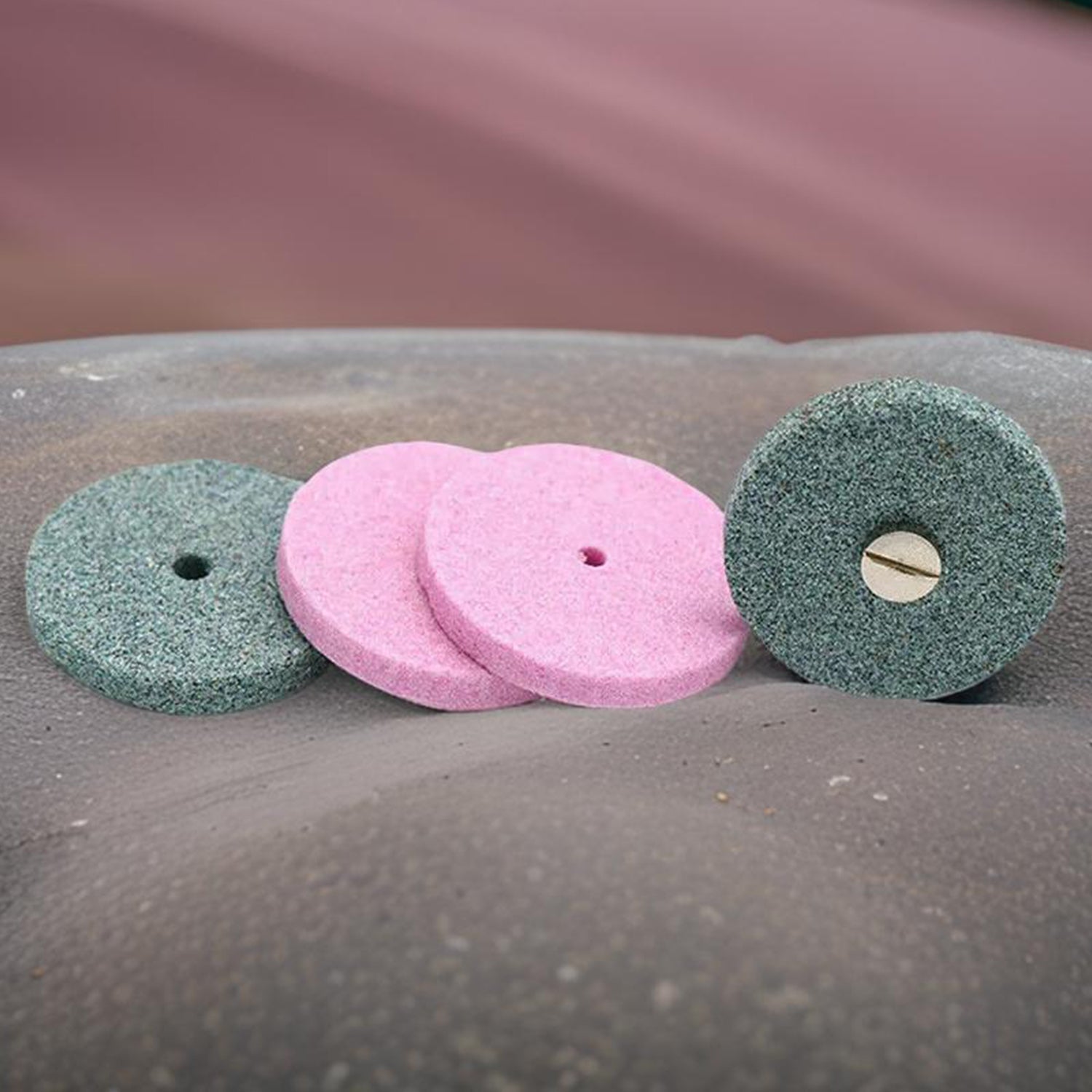 Mini Abrasive Wheel, Quickly Change Stone Mounted Grinding Wheel (6 Pcs Set) - infinityexculsivestore.com