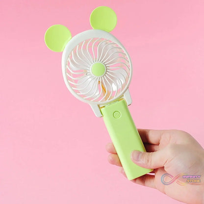 Mini cartoon fan portable and fun design