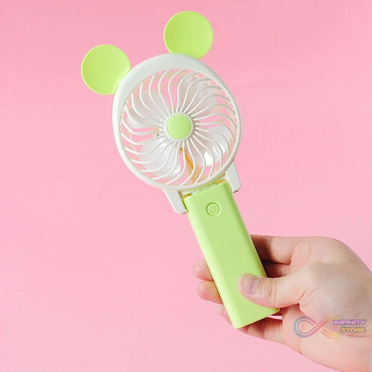 Mini cartoon fan portable and fun design