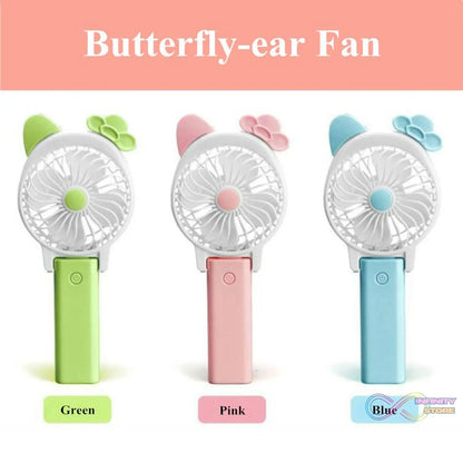 Cartoon mini fan compact and easy to use
