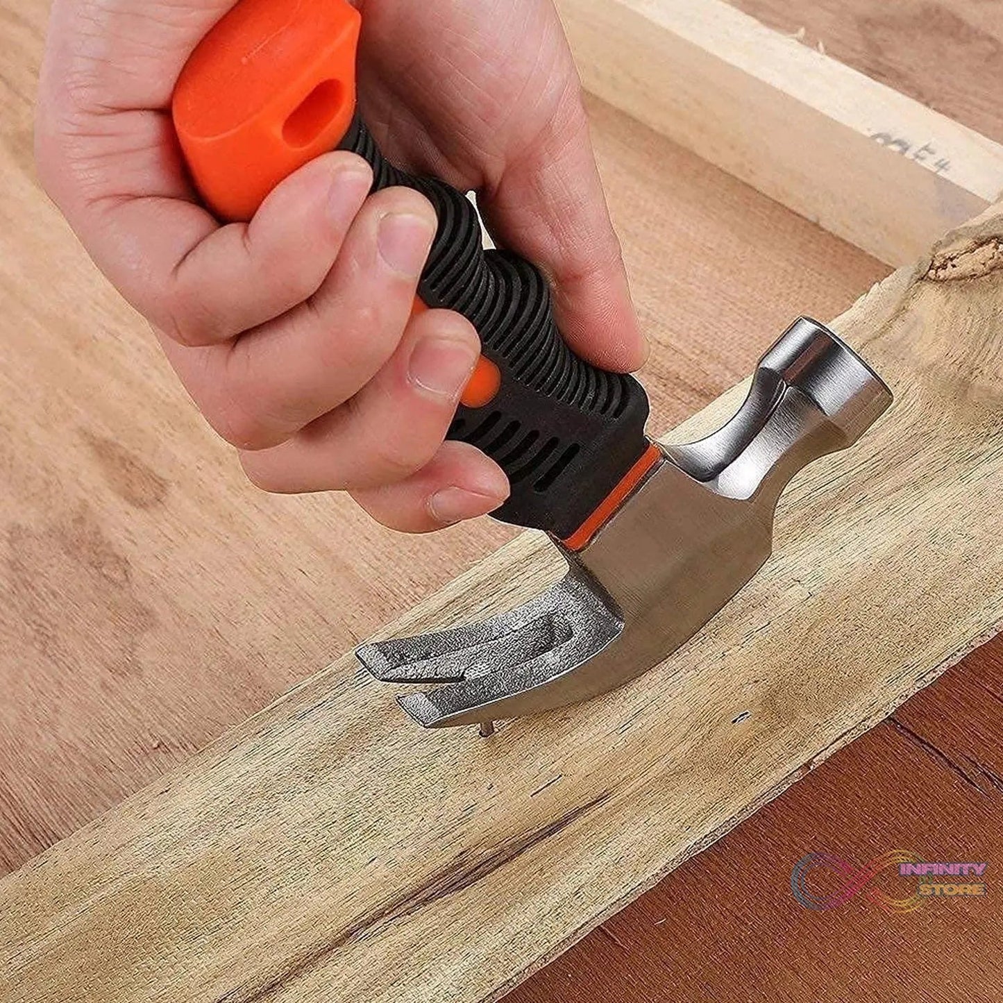 Mini Claw Hammers Short Handle Plastic Grip (300 gram) - infinityexculsivestore.com