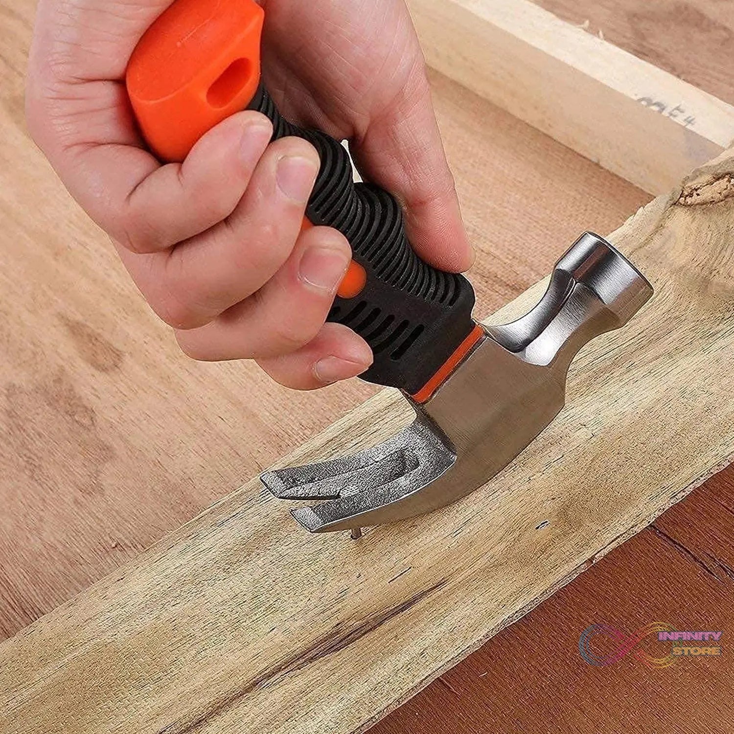 Mini Claw Hammers Short Handle Plastic Grip (300 gram) - infinityexculsivestore.com