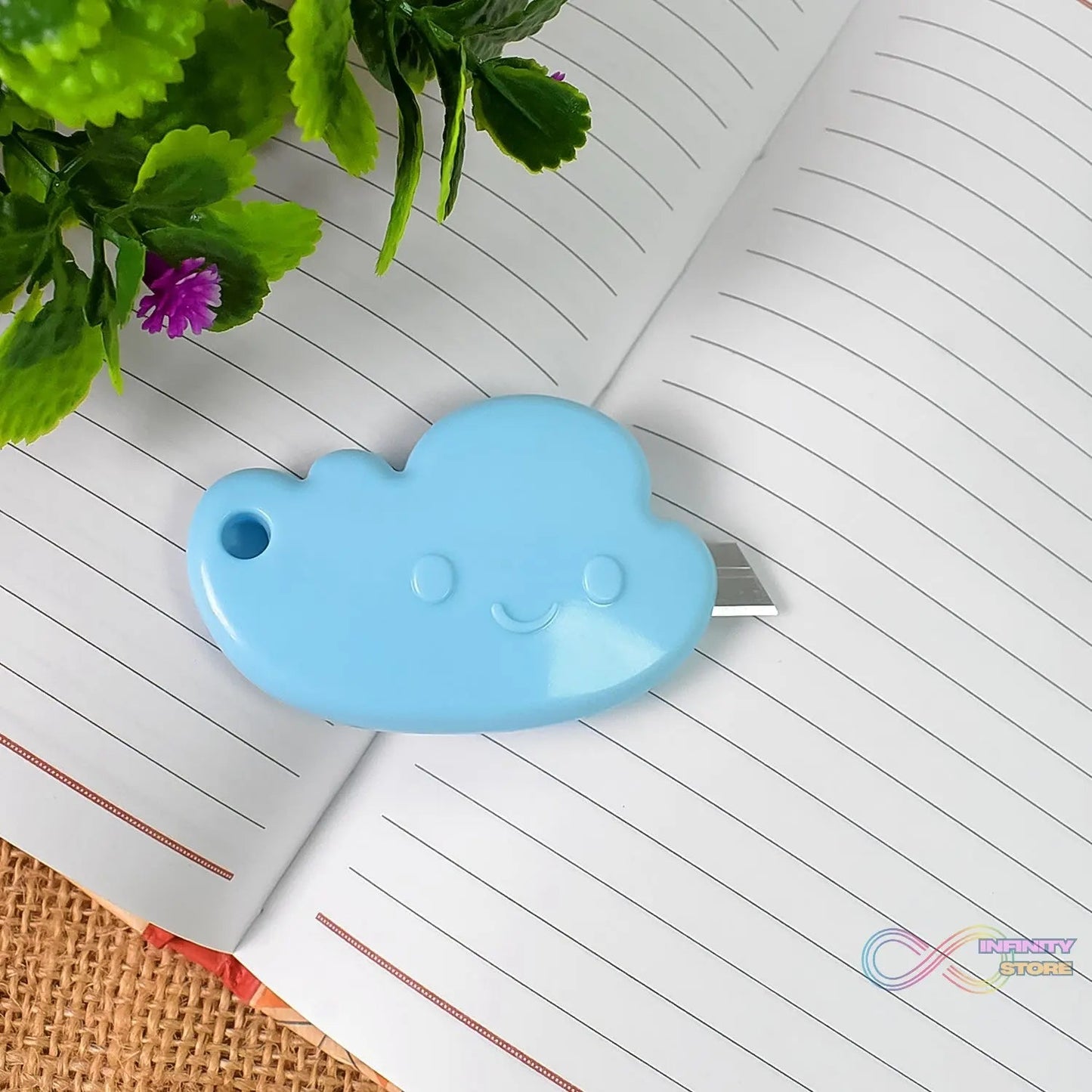 Mini Cloud Shape Cutter Portable Cute Box Cutter (2 Pcs Set) - infinityexculsivestore.com