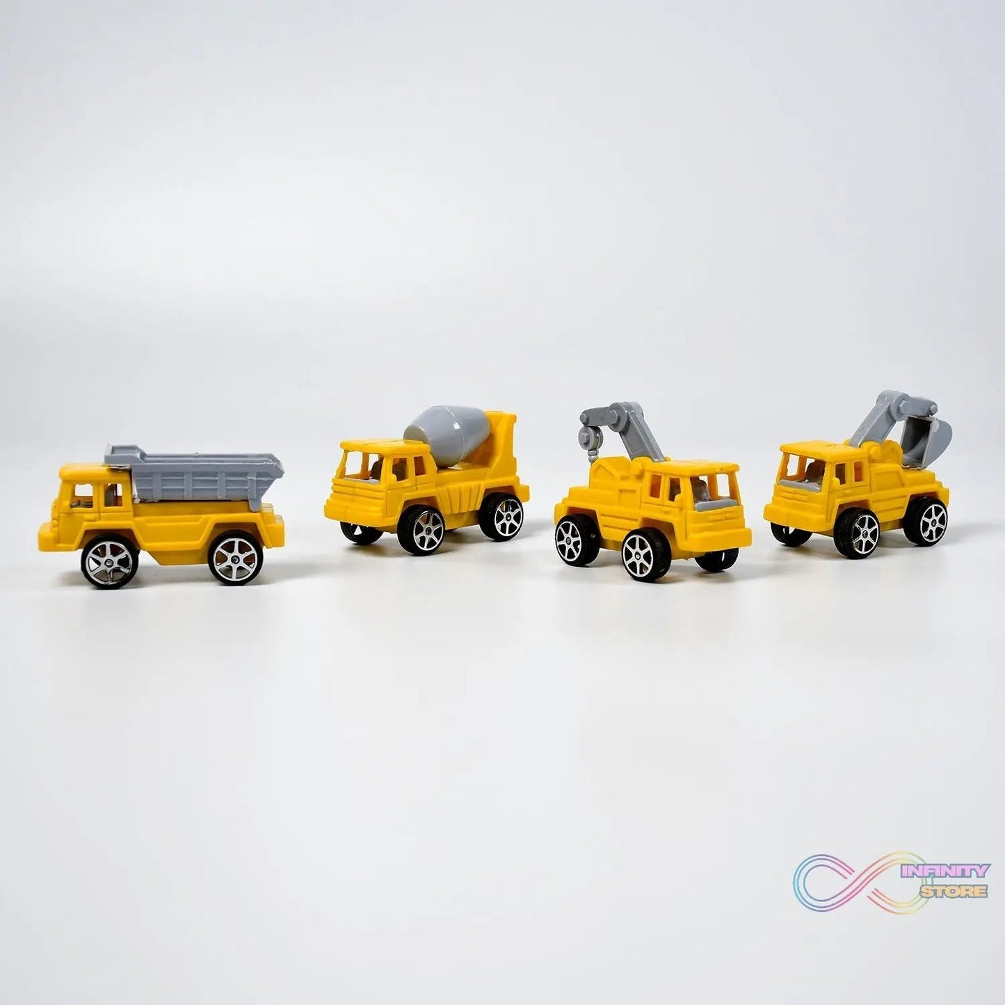 Mini Construction Toy Construction Truck Toys Construction Vehicles Alloy Truck Head, Excavator Digger Bulldozer Crane Toy For Boy Girl Toddler Gifts - infinityexculsivestore.com