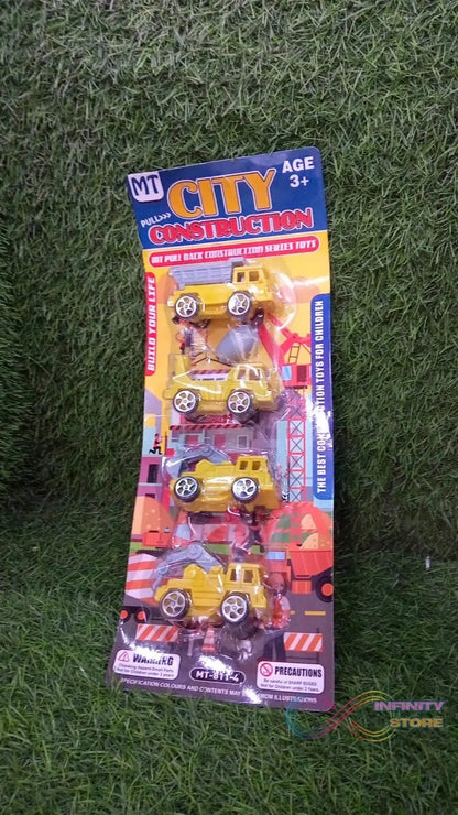 Mini Construction Toy Construction Truck Toys Construction Vehicles Alloy Truck Head, Excavator Digger Bulldozer Crane Toy For Boy Girl Toddler Gifts - infinityexculsivestore.com