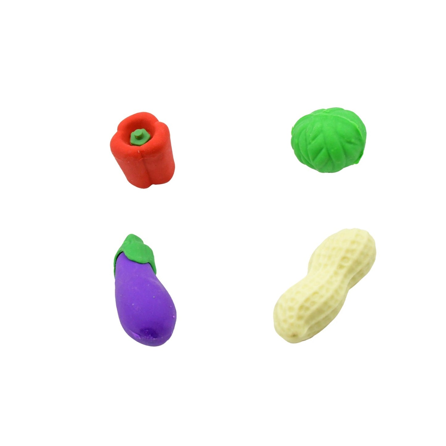 Mini Cute Vegetable & Fruit Erasers (4 Pc): Pencil Rubbers for Kids - infinityexculsivestore.com