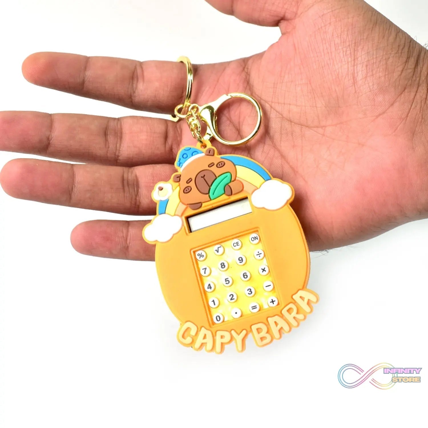 Mini Digital calculator Keychain (1 pc / Mix Design) - infinityexculsivestore.com