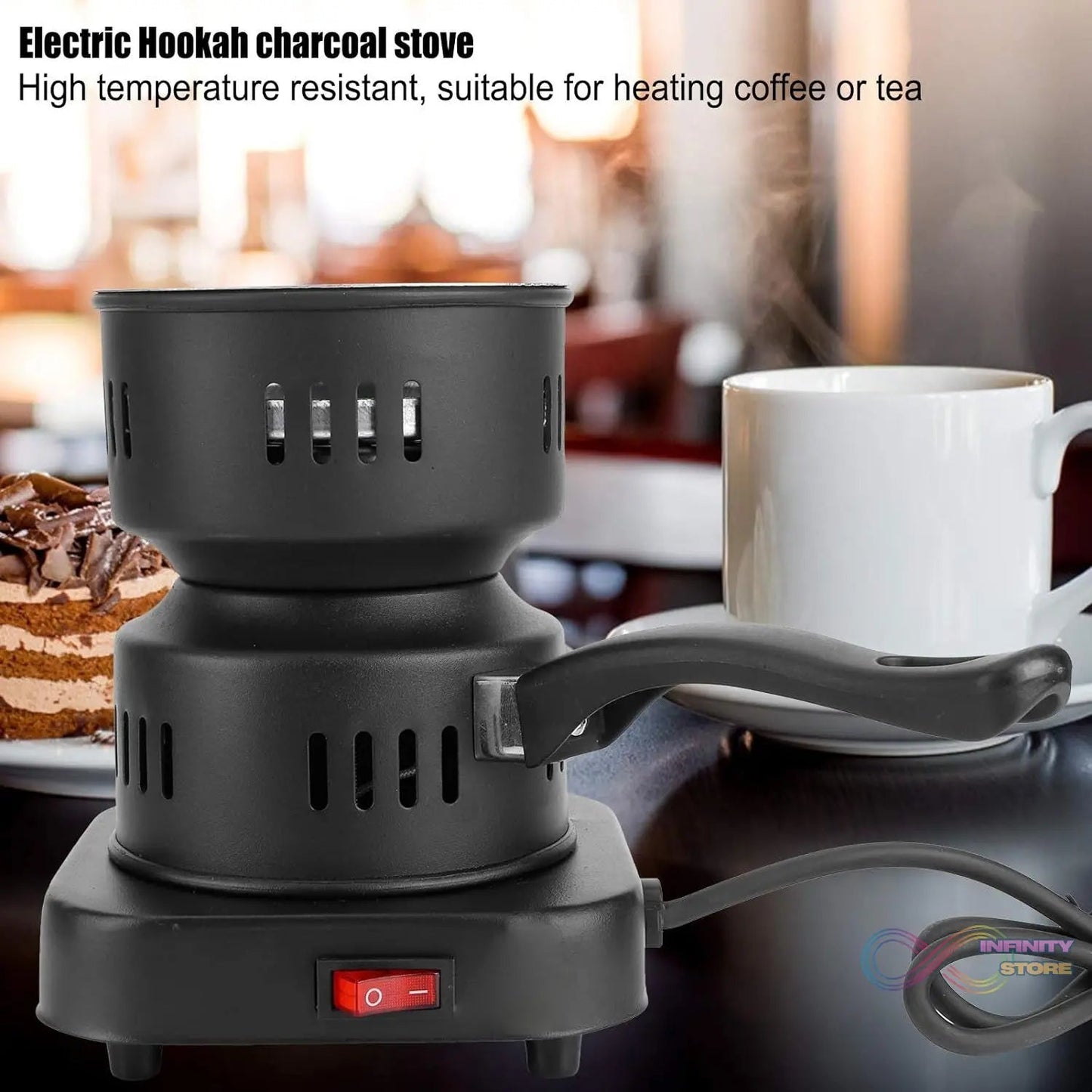 Mini Electric Stove: Heating, Hot Plate & Coffee/Tea Heater (Portable & Compact) - infinityexculsivestore.com