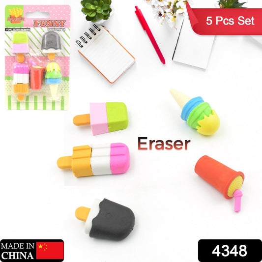 Mini Eraser Set for Kids (5 Pieces) - Fun Designs, Party Favors, School Prizes - infinityexculsivestore.com