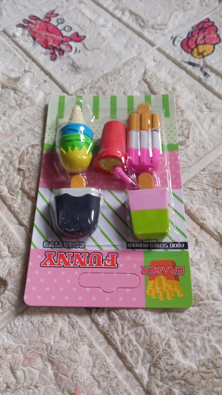 Mini Eraser Set for Kids (5 Pieces) - Fun Designs, Party Favors, School Prizes - infinityexculsivestore.com