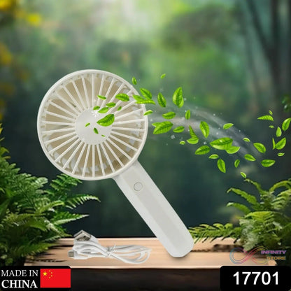 Mini Handheld Fan Portable Rechargeable Mini Fan Easy to Carry, for Home, Office, Travel and Outdoor Use (Battery Not Included) - infinityexculsivestore.com