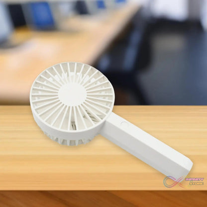 Mini Handheld Fan Portable Rechargeable Mini Fan Easy to Carry, for Home, Office, Travel and Outdoor Use (Battery Not Included) - infinityexculsivestore.com