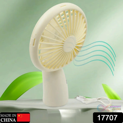 Mini Handheld Fan, Portable Rechargeable Mini Fan, Portable Easy to Carry, for Home, Office, Travel and Outdoor Use (1 Pc) - infinityexculsivestore.com