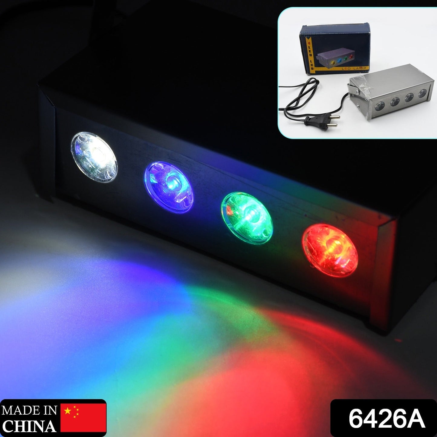 Mini Laser Projector Low Par Light 4 LED RGBW Stage Lighting Laser Light, Special Effects, Party Light - infinityexculsivestore.com