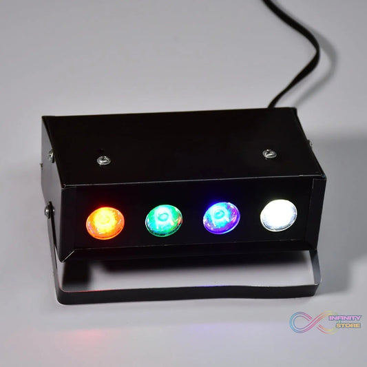 Mini Laser Projector Low Par Light 4 LED RGBW Stage Lighting Laser Light - infinityexculsivestore.com