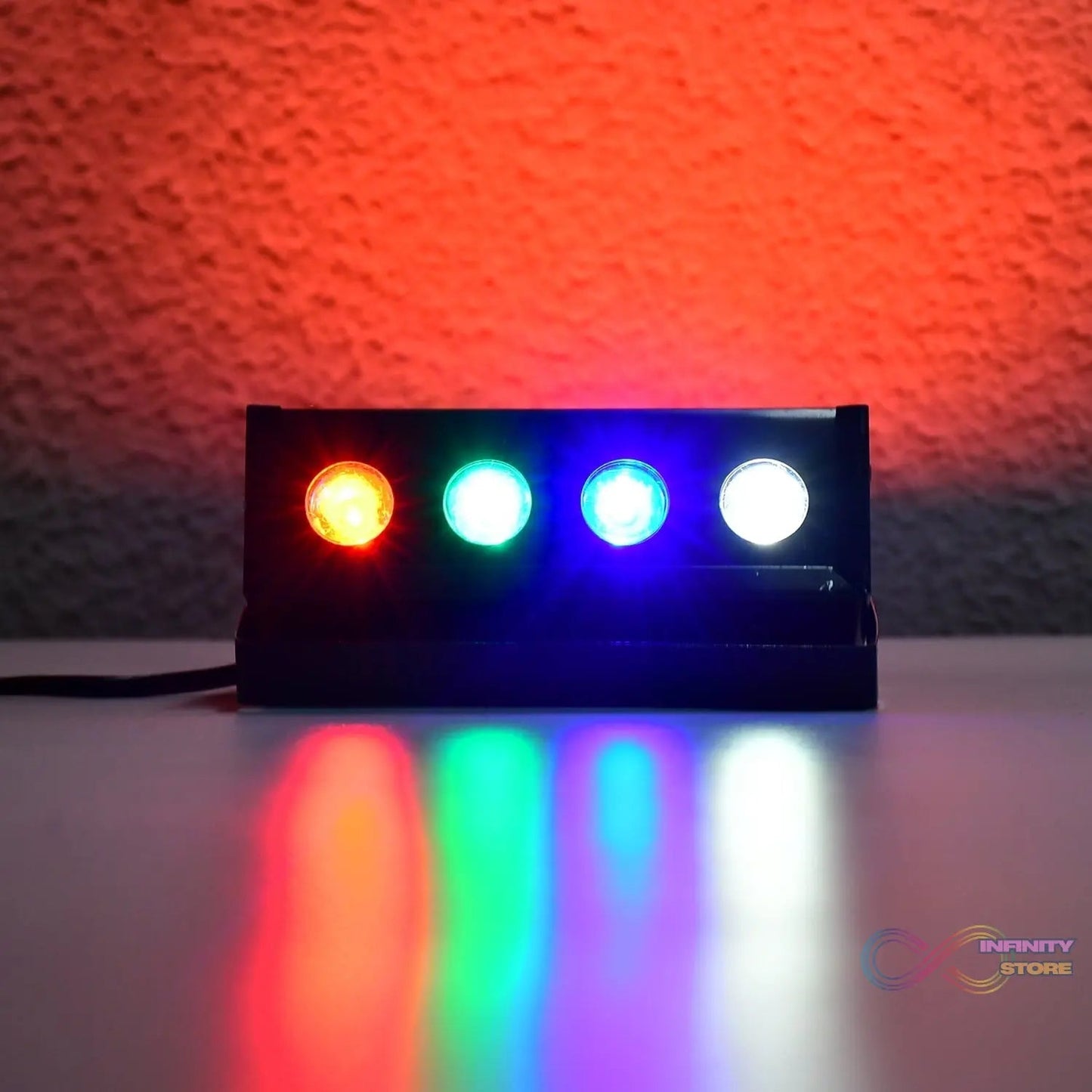 Mini Laser Projector Low Par Light 4 LED RGBW Stage Lighting Laser Light - infinityexculsivestore.com