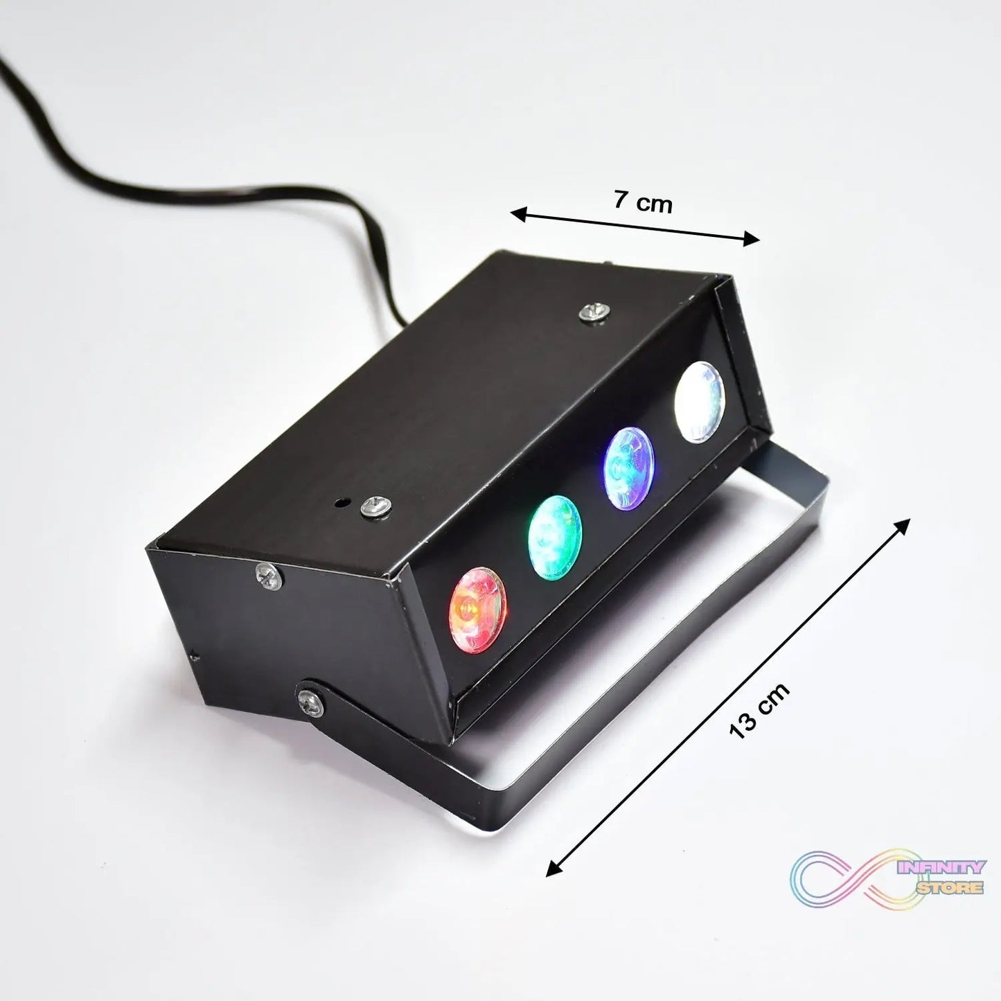 Mini Laser Projector Low Par Light 4 LED RGBW Stage Lighting Laser Light - infinityexculsivestore.com