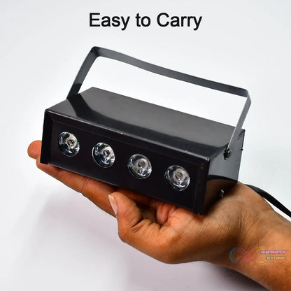 Mini Laser Projector Low Par Light 4 LED RGBW Stage Lighting Laser Light - infinityexculsivestore.com