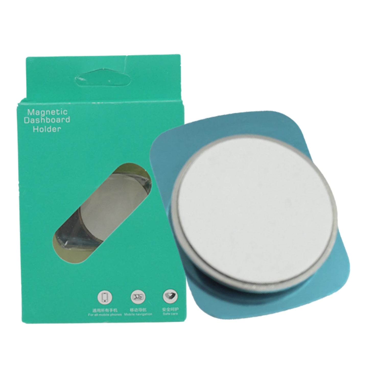 Mini Magnetic Car Dashboard Mount Mobile Phone Holder with Metal Body Dashboard/Home & Table Compatible with All Smart Phones and Mobiles (1 Pc) - infinityexculsivestore.com