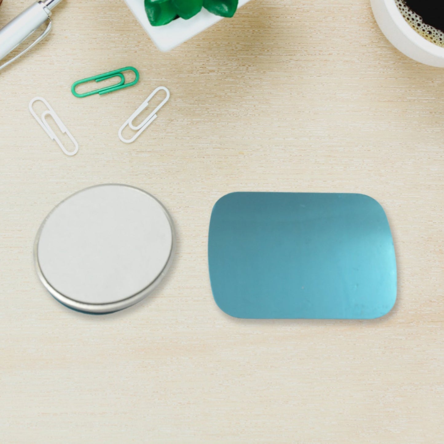 Mini Magnetic Car Dashboard Mount Mobile Phone Holder with Metal Body Dashboard/Home & Table Compatible with All Smart Phones and Mobiles (1 Pc) - infinityexculsivestore.com