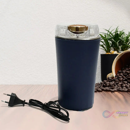 Mini Mixer, Small Blander, powerful Mini Grinder, Electric Coffee Bean Grinder Machine Portable Grinder for Home and Office 1.5L Capacity, 200w (2 Blade Grinder) - infinityexculsivestore.com