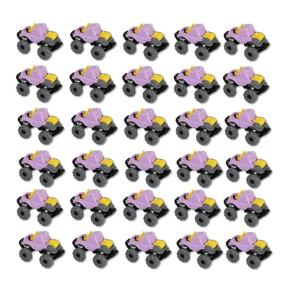 Mini Monster Trucks Friction Powered Cars for Kids Big Plastic Tires Baby Boys Super Cars Blaze Truck for Kids Gifts Toys (30 Pcs Set) - infinityexculsivestore.com