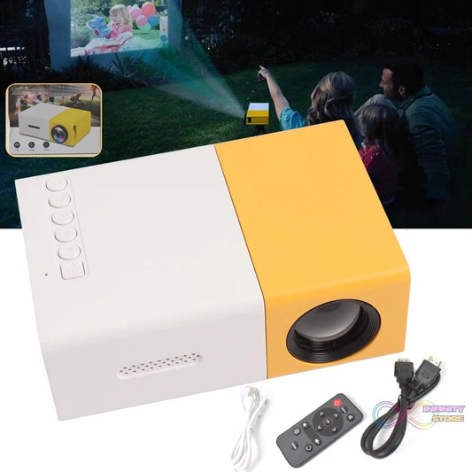 Mini Movie Projector, LCD Screen (1 Pc) - infinityexculsivestore.com
