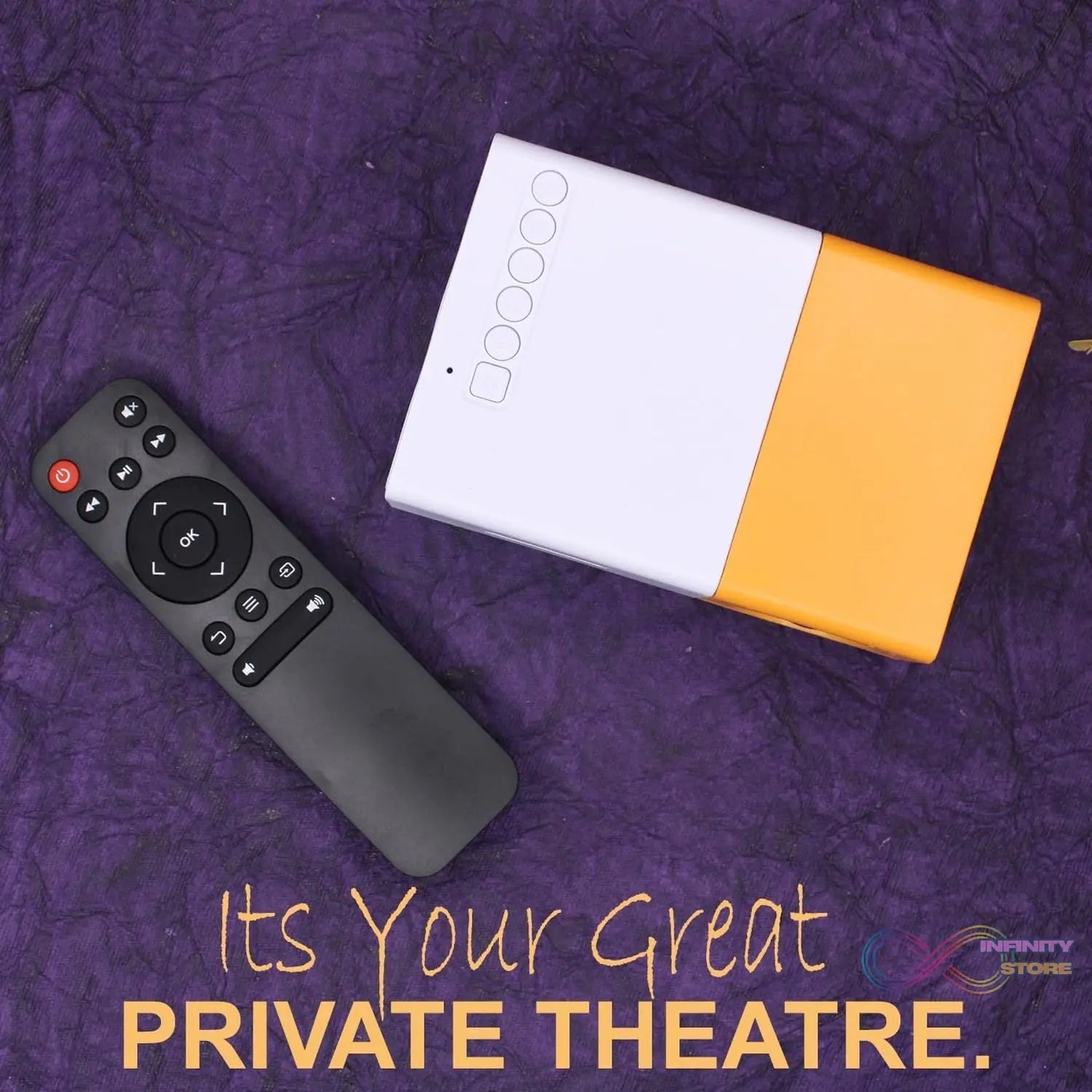 Mini Movie Projector, LCD Screen (1 Pc) - infinityexculsivestore.com