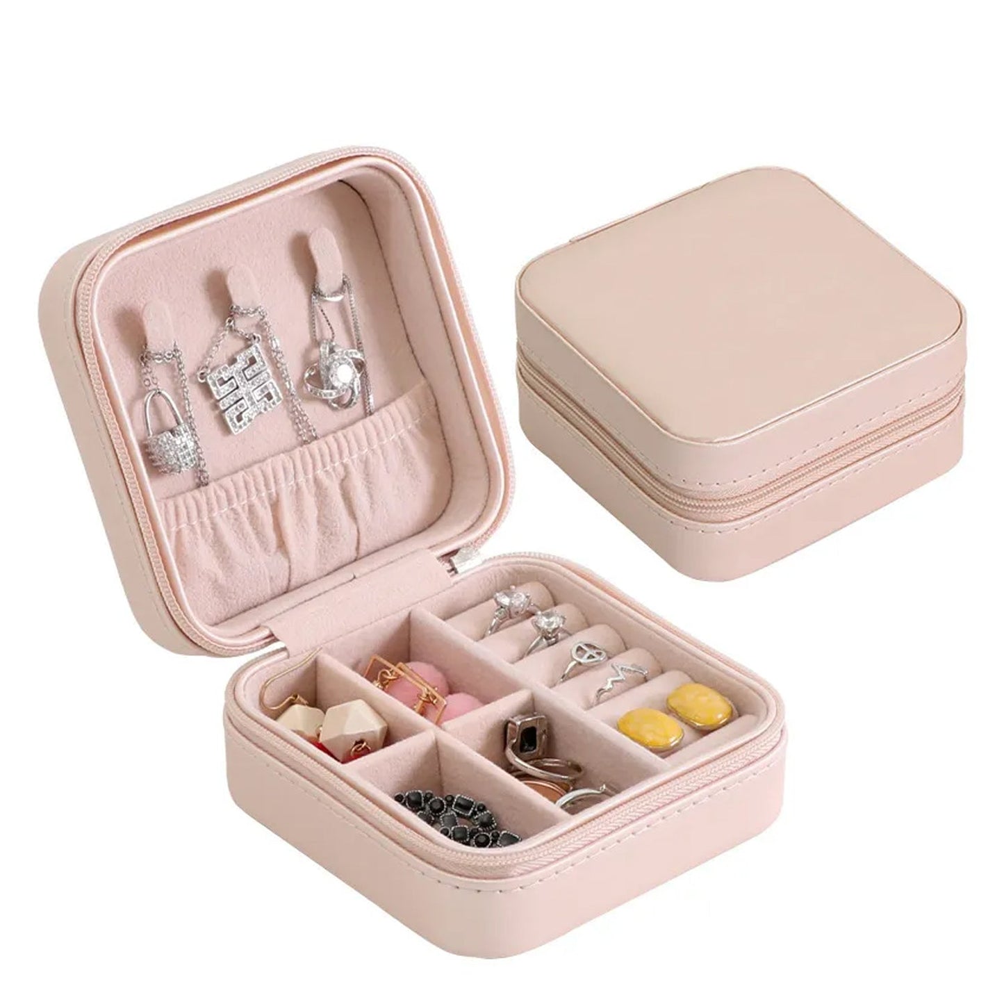 Mini PU Leather jewellery Box for Travel & Storage - infinityexculsivestore.com