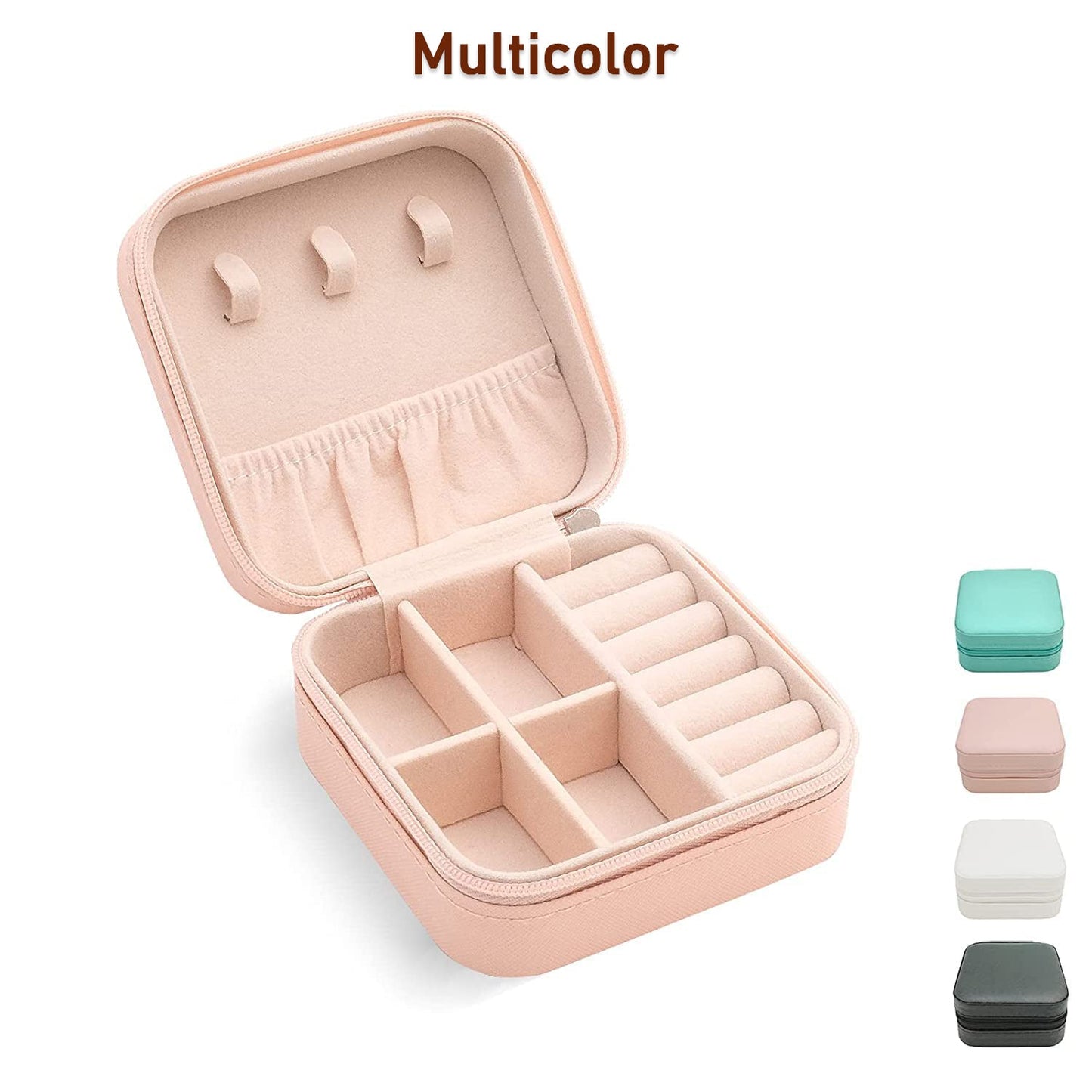 Mini PU Leather jewellery Box for Travel & Storage - infinityexculsivestore.com