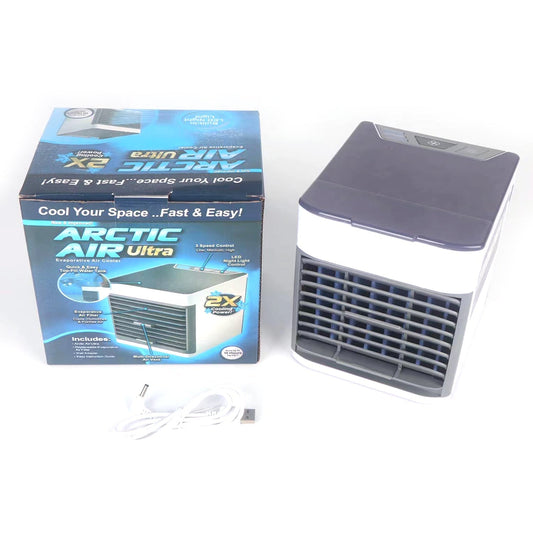 Mini Portable Air Cooler with LED Light & Water Fill - infinityexculsivestore.com