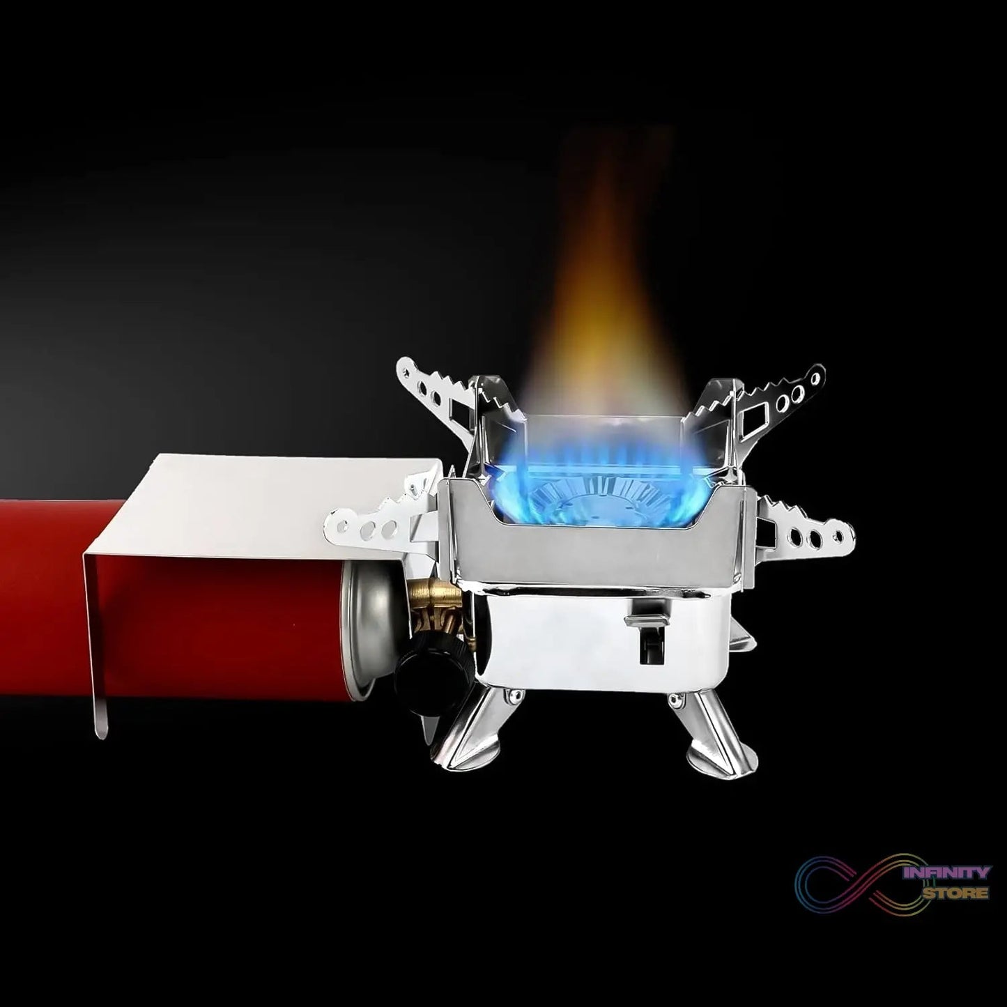 Mini Portable Square Camping Stove (1 Pc) - infinityexculsivestore.com