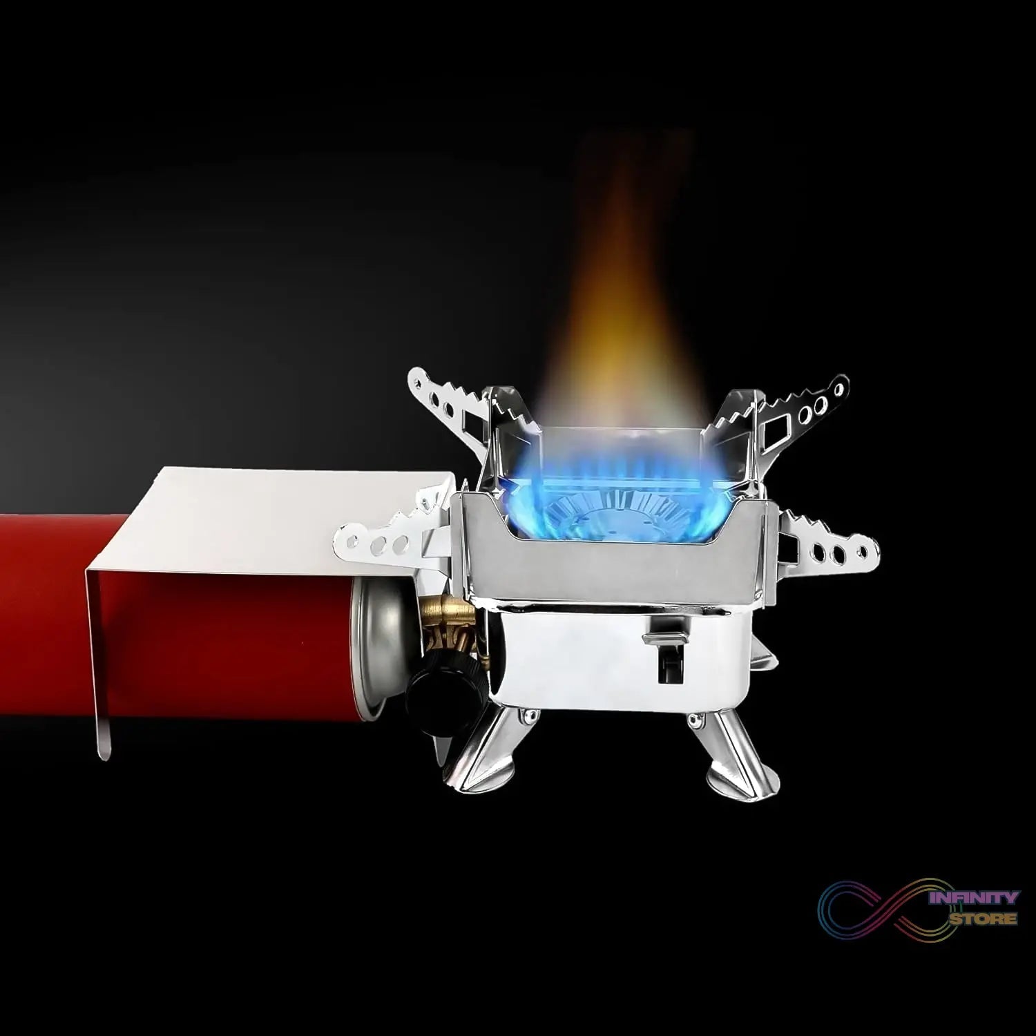 Mini Portable Square Camping Stove (1 Pc) - infinityexculsivestore.com